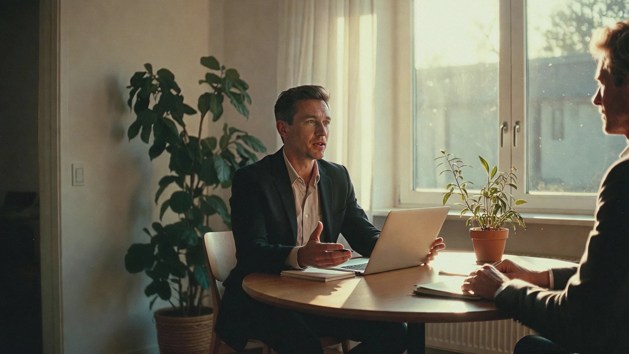 Financial adviser working with connected tools